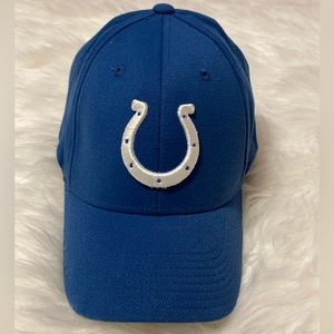 Indianapolis Colts fitted NFL team apparel‎ solid blue cap NWOT size S/M